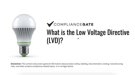 Low Voltage Directive 